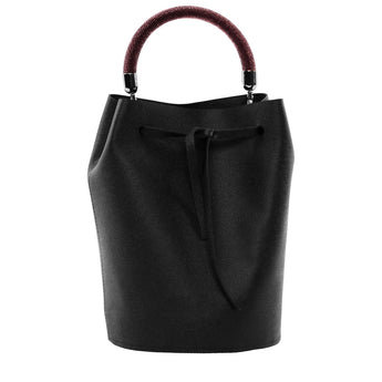 BARREL SAFFIANO BLACK