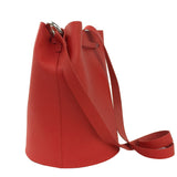 BARREL SAFFIANO RED