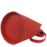 BARREL MINI SAFFIANO RED