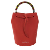 BARREL SAFFIANO RED