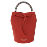 BARREL SAFFIANO RED