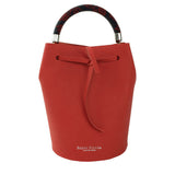 BARREL MINI SAFFIANO RED