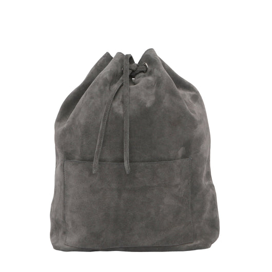 SUEDE BACKPACK GRAY