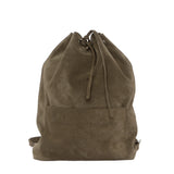 SUEDE BACKPACK BROWN