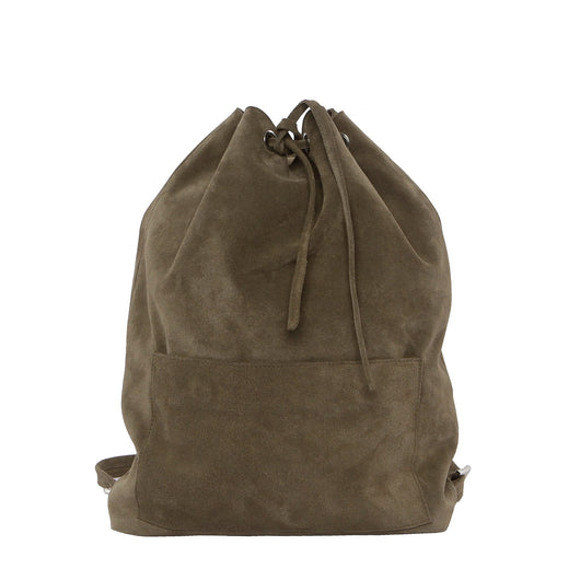 SUEDE BACKPACK BROWN